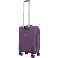 Чемодан-спиннер 4 ROADS 6310-S+ 55 см (темно-пурпурный)