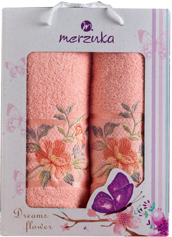 

Набор полотенец Merzuka 50x90/70x140 10678 (2 шт, оранжевый)