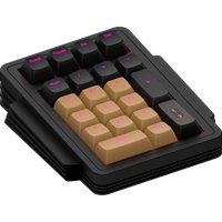 Клавиатура Дарк Проджект KD87A+Numpad (G3ms Moonstone, черный)