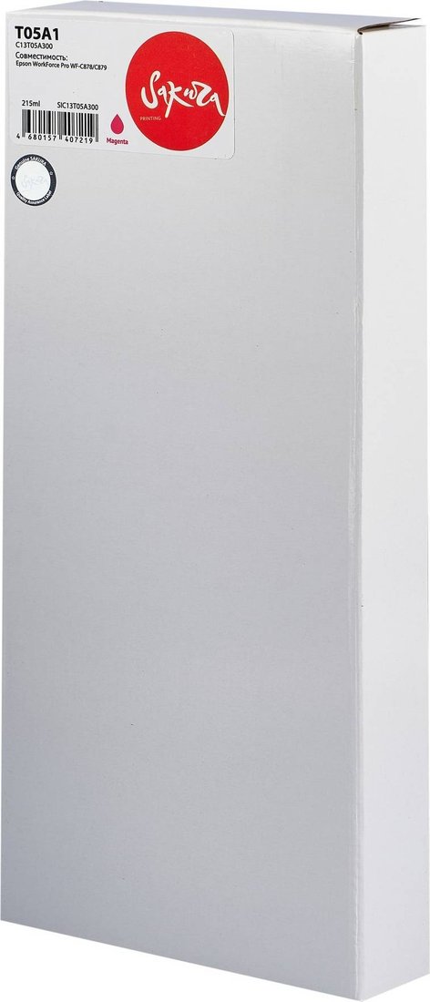

Чернила Sakura Printing SIC13T05A300 (аналог Epson T05A1 M)