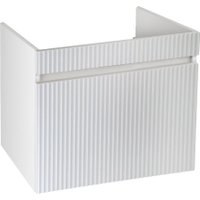  Runo Тумба с умывальником Модена 75 + Оскар 75 (подвесная, белый)