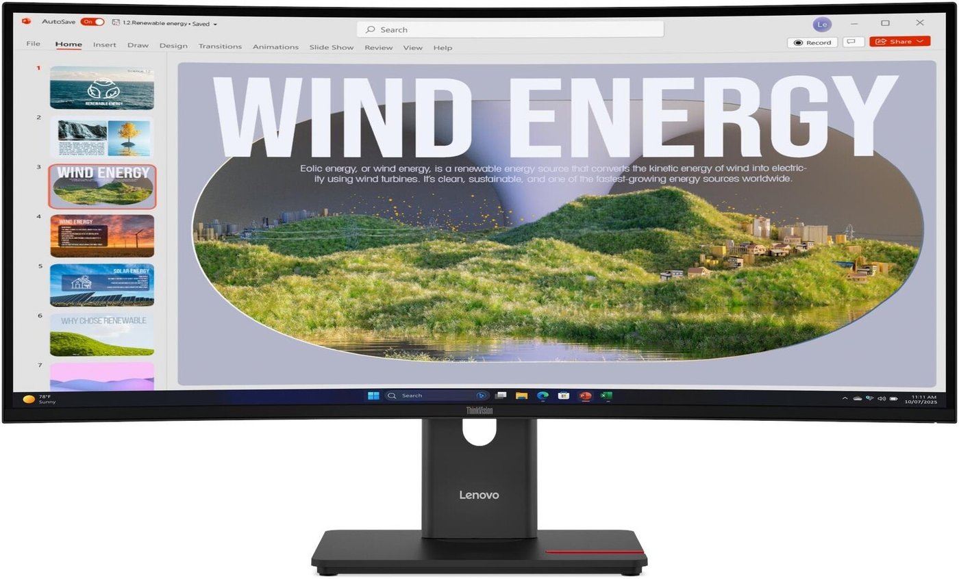 Монитор Lenovo ThinkVision T34WD-40 64AEGAT1UK