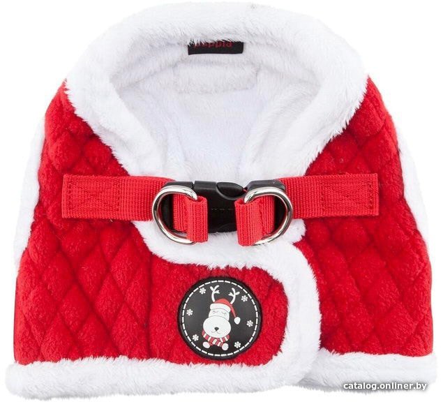 Шлея Puppia Blitzen-B PAQD-AH1470-RD-XL (красный)