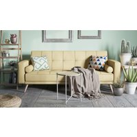 Журнальный столик Калифорния мебель Кнуд (дуб санремо/белый)