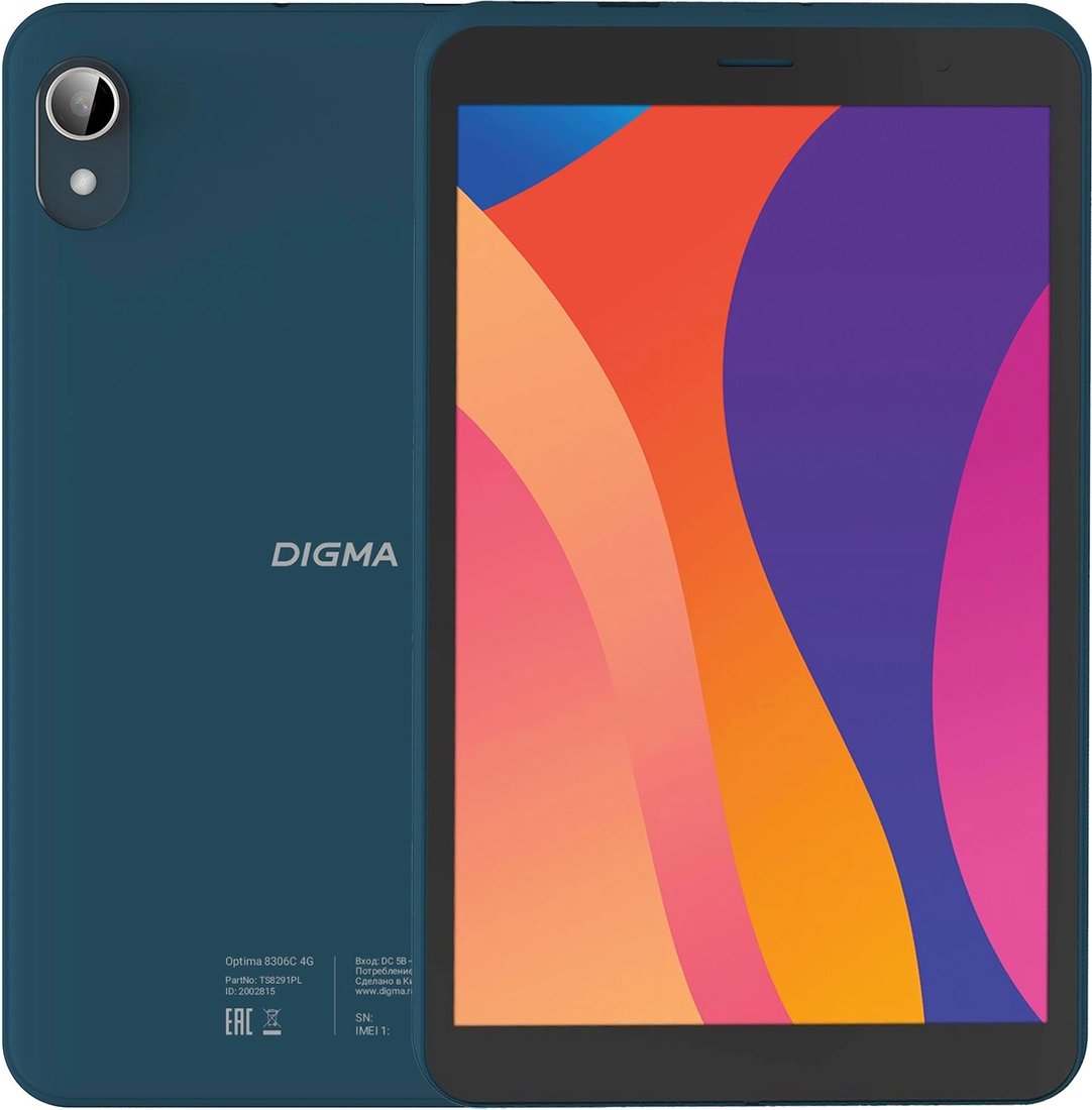 

Планшет Digma Optima 8306C 4G 4GB/64GB (синий)