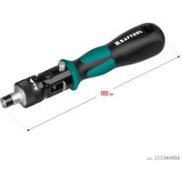 Набор отвертка с битами и головками KRAFTOOL 25554-H55 (55 предметов)