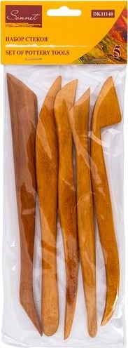 

Набор стеков для лепки Невская палитра Сонет стеки 5 шт DK11140