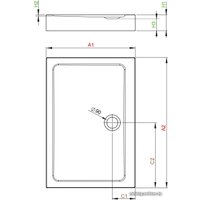 Душевой поддон Radaway Doros D Compact 120x100 [SDRD1210-05]