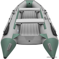 Моторно-гребная лодка Roger Boat Trofey 2900 (без киля, серый/зеленый)
