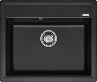 Кухонная мойка Aquasanita Rock SQR 101 (черный металлик 601)
