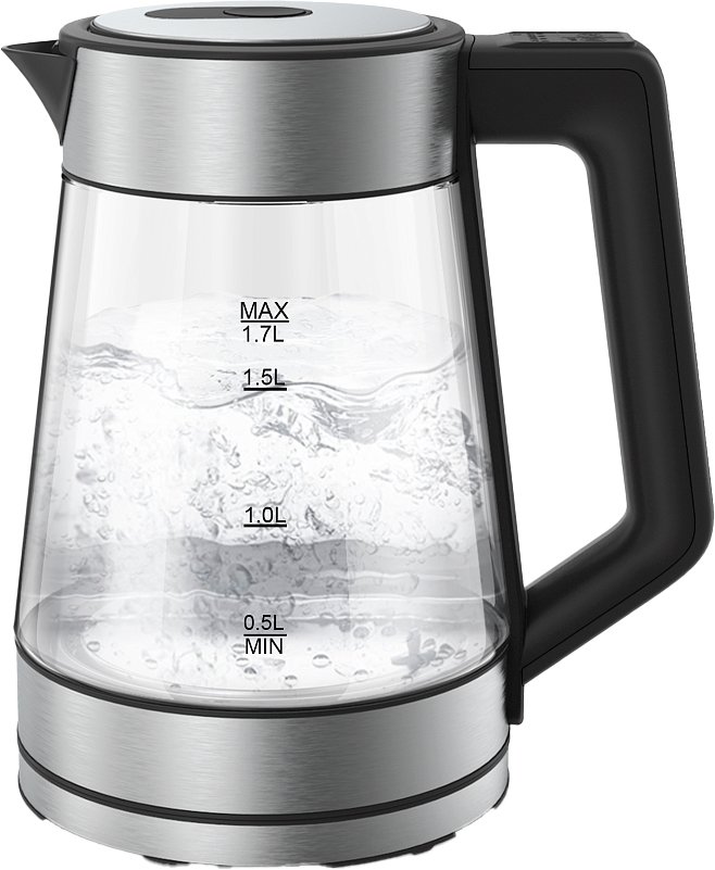 

Электрический чайник Brevio Glass Kettle BV8060 (черный)
