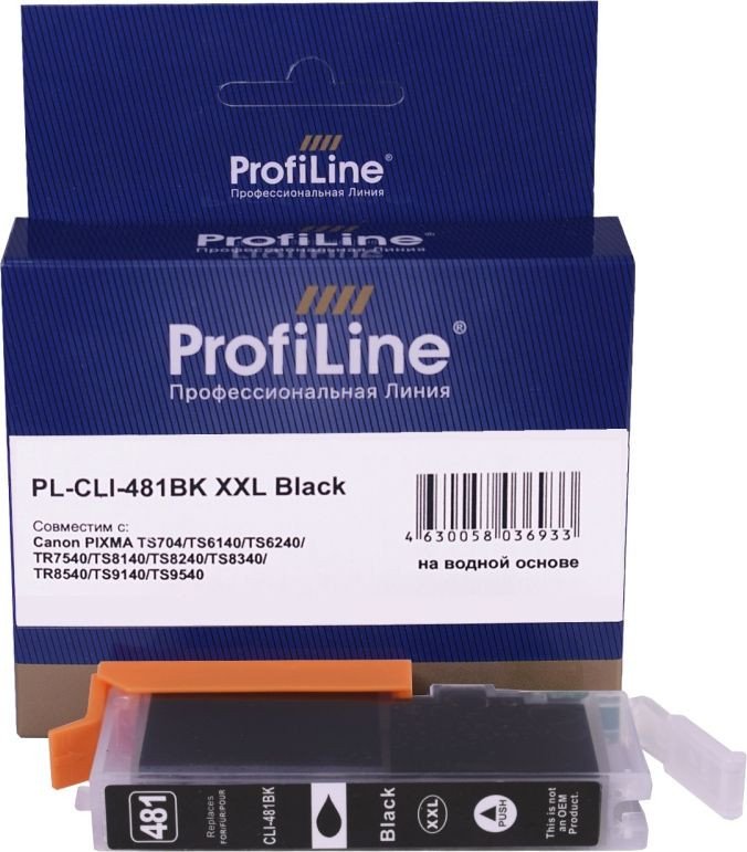 

Картридж ProfiLine PL-CLI-481BK-XXL (аналог Canon CLI-481BK XXL_BK)