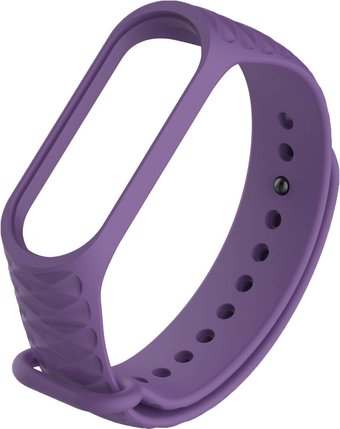 Ремешок Xiaomi ребристый для Mi Band 3 (фиолетовый)