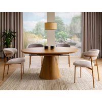 Кухонный стол Signal Angel II 120-160/120 (дуб/дуб)