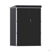  Wenzhou Хозблок-сарай запираемый с односкатной крышей 1850x1230x1250