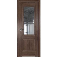 Межкомнатная дверь ProfilDoors 2.37XN L 80x200 (салинас темный, стекло прозрачное)