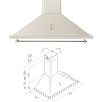 Кухонная вытяжка Vestfrost VE–90RSABG