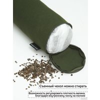 Ортопедическая подушка Amaro Home Eco Sport Roll AH218009SRG/26 35x10 (хаки)