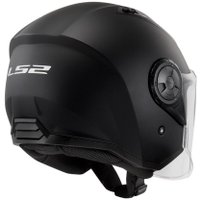 Мотошлем LS2 OF616 Airflow 2 Solid (S, черный матовый)
