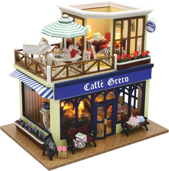 

Румбокс Hobby Day Mini House Известные кафе мира Caffe Greco PC2110