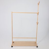 Стойка для одежды AksHome Camellia (бамбук)