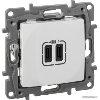 Розетка Type-C Legrand Etika 672235 (белый)