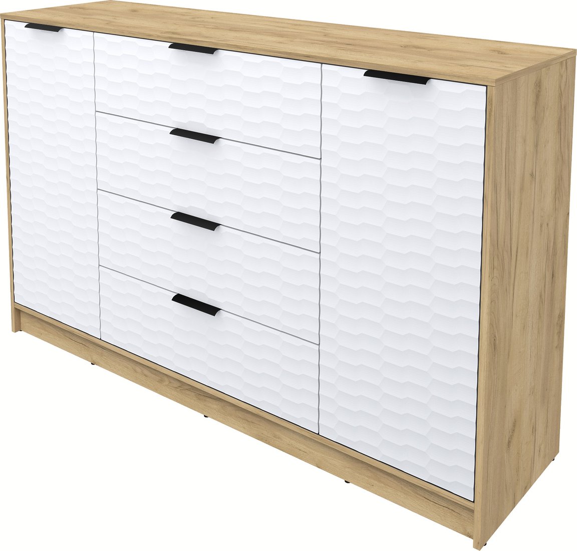 

Тумба Интерлиния Концепт Зодиак КТ-Т160 (дуб золотой/белый)