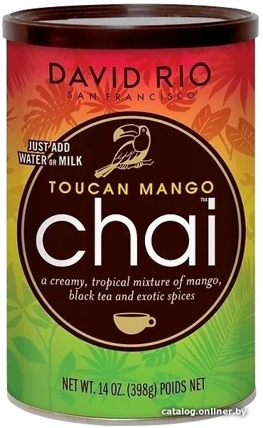 Черный чай David Rio Toucan Mango 398 г