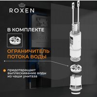 Унитаз подвесной Roxen Antares Tornado в комплекте с инсталляцией StounFix Dual Fresh 6 в 1 868580 (кнопка: сатин матовая)