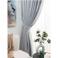 Штора Mio Tesoro Canvas 150х260 (светло-серый)