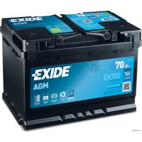 Автомобильный аккумулятор Exide Start-Stop AGM EK700 (70 А/ч)