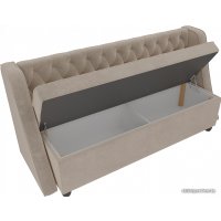 Диван Лига диванов Лофт 104545 (велюр, бежевый)