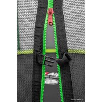 Батут Alpin 3.74 м с защитной сеткой и лестницей