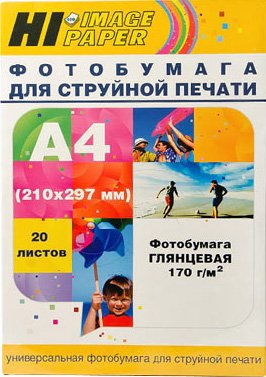 

Фотобумага Hi-Black Hi-Image глянцевая А4, 170 г/м2, 20 л [A2106]