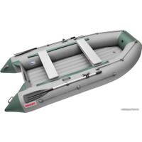 Моторно-гребная лодка Roger Boat Trofey 2900 (без киля, серый/зеленый)