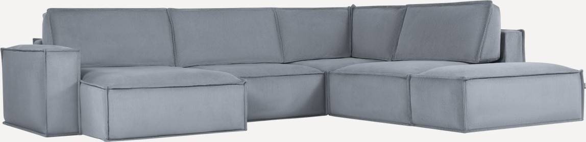 

Модульный диван Divan Этен 2 Vertical Silver 167713 (серый)