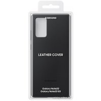 Чехол для телефона Samsung Leather Cover для Galaxy Note 20 (черный)