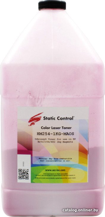 Тонер Static Control Универсальный для HP CLJ Pro M254 (Odyssey) (маджента) 1 кг