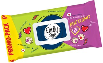 Влажные салфетки Emily Style Для всей семьи (120 шт)