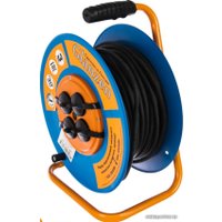 Удлинитель на катушке Glanzen EB-30-009 (30 м, синий)