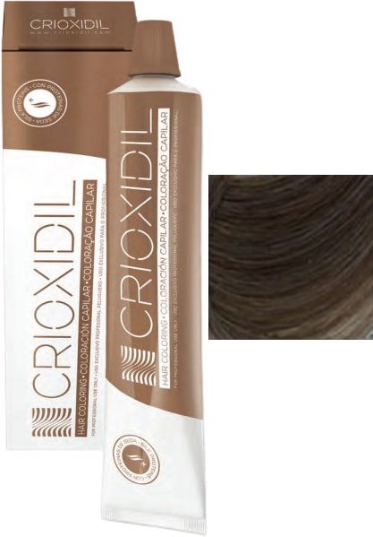 Крем-краска для волос Crioxidil Silk Color 6.11tc темно-русый интенсивно пепельный