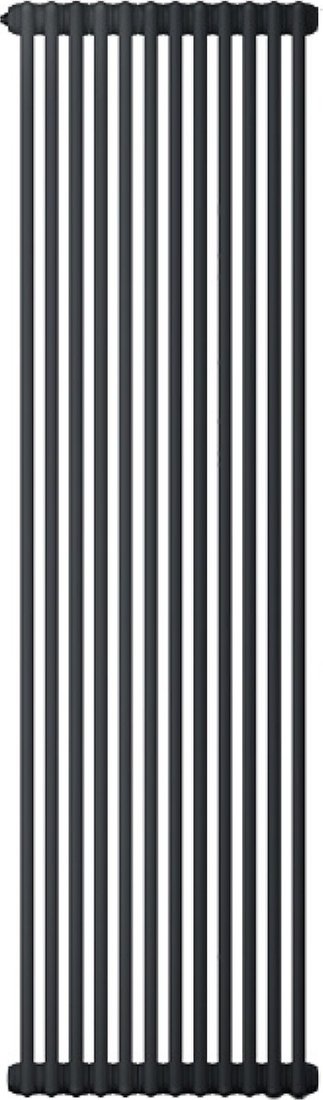 

Стальной трубчатый радиатор Zehnder Charleston 2180, 1/2", 6 секций, боковое подключение (черный матовый)