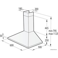 Кухонная вытяжка Gorenje WHC63CLB