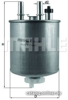 Топливный фильтр Mahle Knecht KL834