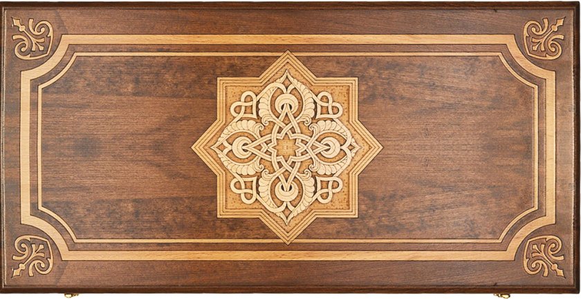 

Шашки/нарды Mirzoyan Золотой Узор 4 am041