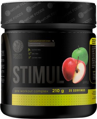 Предтренировочный комплекс Nature Foods Stimul complex (Apple)