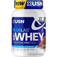 Протеин сывороточный (изолят) USN BlueLab 100% Whey (908г, шоколадно-ореховая паста)