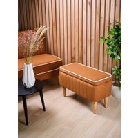 Банкетка MONOFIX Амма с ящиком (охра №62)