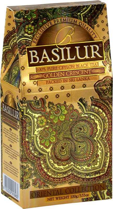 

Черный чай Basilur Oriental Collection Золотой месяц черный 100 г