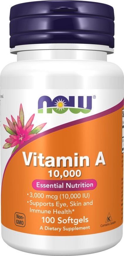 Витамин Now Foods Vitamin A 10.000 Vitamin A 10.000 (100 таблеток)